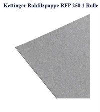1 Rolle Filzpappe KETTINGER  1 m x 50 m Gewicht ca. 17 kg Rohfilzpappe Unterlage