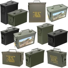 US BW Munition Kiste Metall (abschließbar) Ammo Box Army Metallbox Cal.30 50 LG