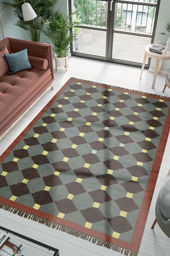 Teppich indisch traditionell - teppich,