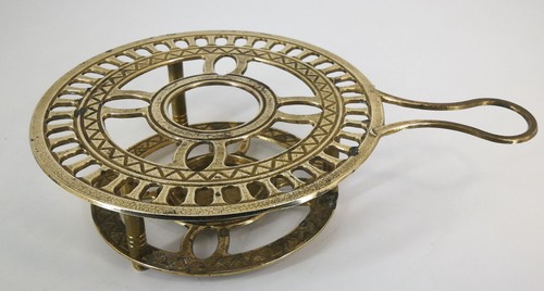 Stövchen messing durchbrochen - stövchen,
