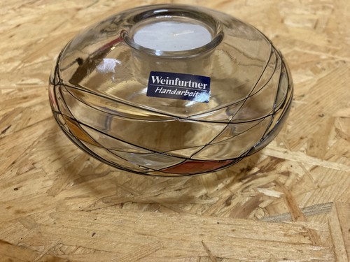 Glas teelichthalter - glas,
