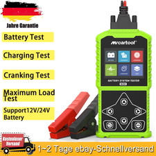 Auto 12V/24V Batterietester Akku Testgerät Passend Batterietestgerät Lastprüfung