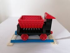 Lego 180 Eisenbahn - Vintage (1972) -einzelner Waggon - rote Kipplore mit Kabine