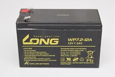 Kung Long VDS WP7,2-12A F2 12V 7,2 Ah Blei AGM Akku 6,3mm Faston NEU