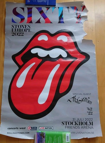 Original plakat rolling - original, stones