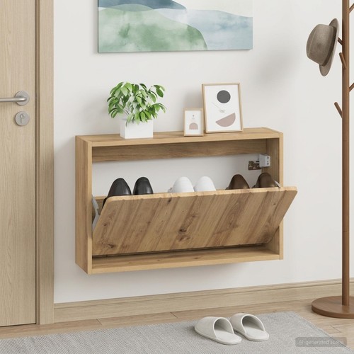 Wandmontierter schuhschrank - wandmontierter,