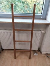 Holzleiter Alkovenleiter Leiter Hubbettleiter 4 Stufen 128 cm x 42 cm