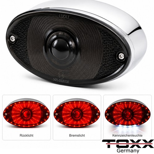 Led rücklicht cateye oval - rücklicht,