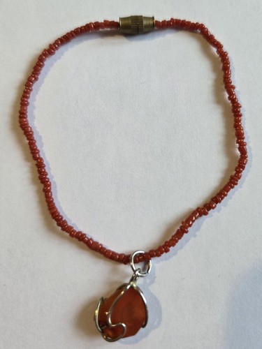Zartes vintage korallenarmband - vintage,