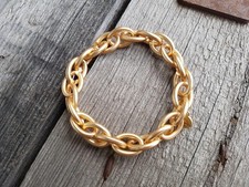 Giuno Damen Modeschmuck Armband goldfarben matt Kunststoff Metall AJW 5501