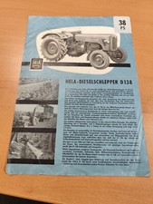 HELA D138 Traktor Prospekt tractor brochure 44