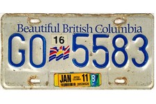 orig. Nummernschild Kanada Kfz