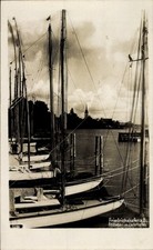 Ak Friedrichshafen am Bodensee, Jachthafen, Boote - 11431015