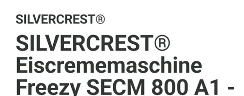 Eismaschine - ,