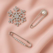 Brosche clips pin - clips,