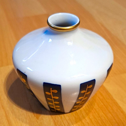 Echt kobalt porzellanvase - echt,