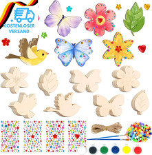 98 Stück Holz Bastelsets