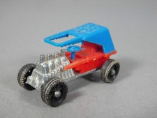 AUTOS: Dragster mit Metallboden (1. Serie) EU 1981 - Nr. 4 rot/blau