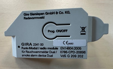Gira 2341 00 Funk-Modul für Rauchwarnmelder Dual  smoke Alarm device Dual 234100