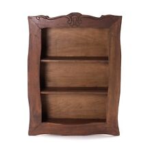 WANDREGAL "CLEA" | Massivholz, 80 cm | Küchenschrank, Hängeregal mit Schnitzerei