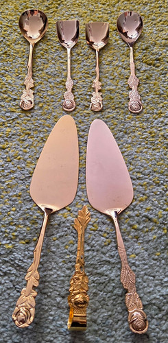 Vintage servierbesteck set - vintage,