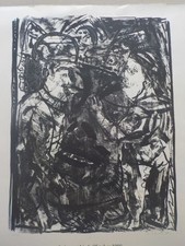 WALTER LIBUDA - Für Thea zum Geburtstag. Lithographie signiert, 1980 Auflage: 15