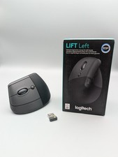 Logitech Lift Kabellose Vertikale Maus - Grafit (Linkshänder)