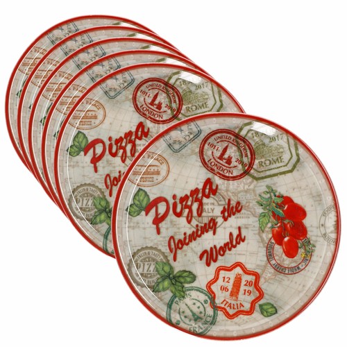 6er set pizzateller - 6er,