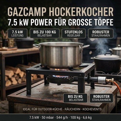 Gaskocher hockerkocher kw - gaskocher,