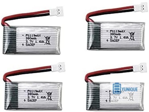 4er set lipo - lipo, 380mah