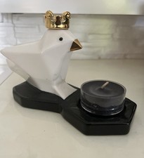 PARTYLITE  Teelichthalter " ORIGAMI VOGEL " + Kerzen wie NEU im Original-Karton