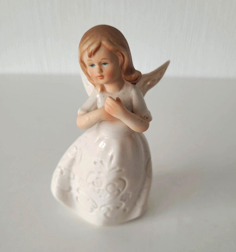 Porzellan engel figur betend - engel-figur,