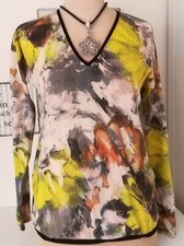 Kaschmir Pullover 38 Blumen