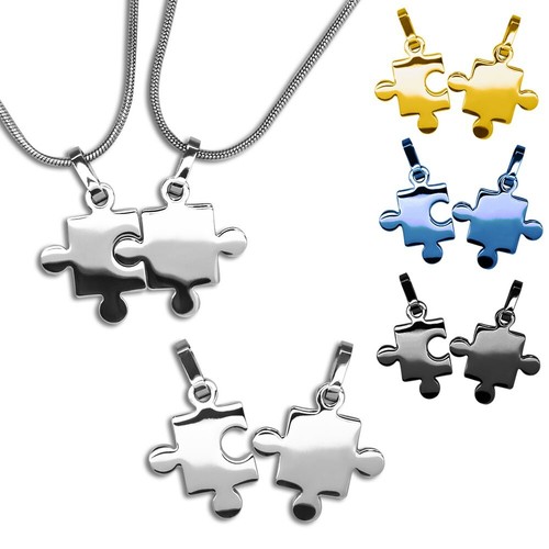 Kettenanhänger puzzleteile - kettenanhänger,
