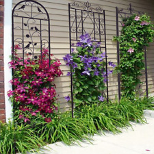 2tlg. Rankgitter Metall Rankhilfe 200cm Pflanzengitter Garten Spalier Wetterfest