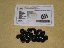 23x MOISANIT MOISSANITE 95Ct.! Brillantschliff Diamant schwarz ZERTI synthetisch