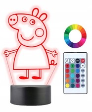 3D LED Nachtlicht Peppa Wutz