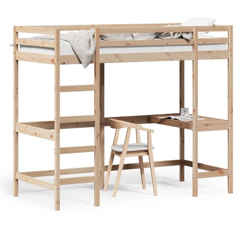 Hochbett mit schreibtisch - hochbett,