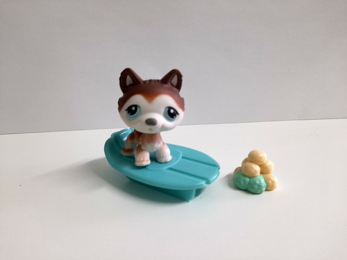 Littlest pet shop husky hund - littlest,
