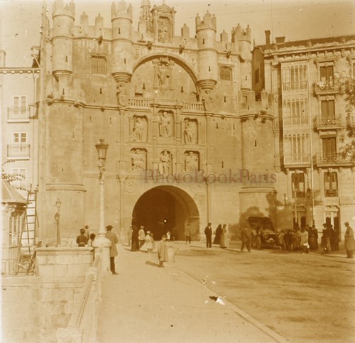 Spanien burgos arco santa - burgos,
