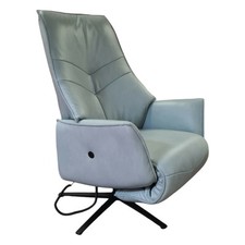 himolla Relaxsessel 26V 2911 EM Hannover Leder Soft Nappa Jade Blau 