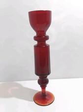 Große Glasvase / Kerzenhalter