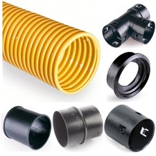 Drainagerohr PVC Entwässerung Drainage Entwässerung DN50 DN80 DN100 T-Stück Rohr