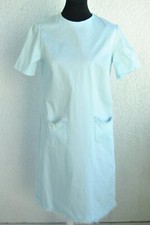 Kleid Handarb. Baumwollsatin neu hell türkis 40 42 Shiftkleid Borte