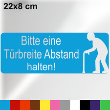 Autoaufkleber Gehhilfe - Bitte