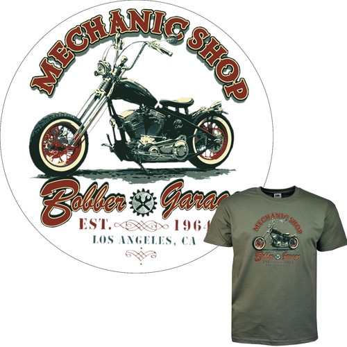 Chopper bikerstyle shirt - bikerstyle, t-shirt