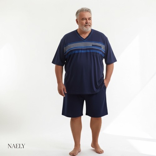 Herren schlafanzug kurz 5xl - herren,