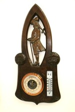 Jugendstil Eiche Wand