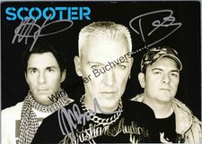 Original Autogramm Scooter /// Autogramm Autograph signiert signed signee 320797