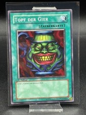 Topf der Gier Yugioh Karte SD2-DE017 deutsch 1. Auflage